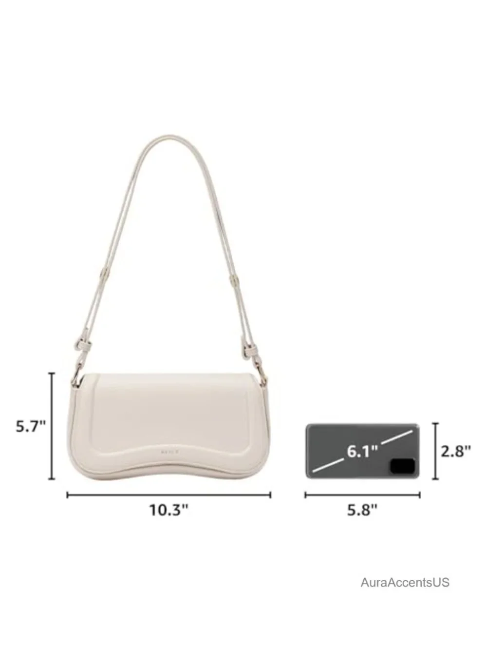 Waterproof Leather Hobo Crossbody Purse Shoulder Bag Clutch Tote